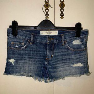 Abercrombie & Fitch Distressed Jean Shorts